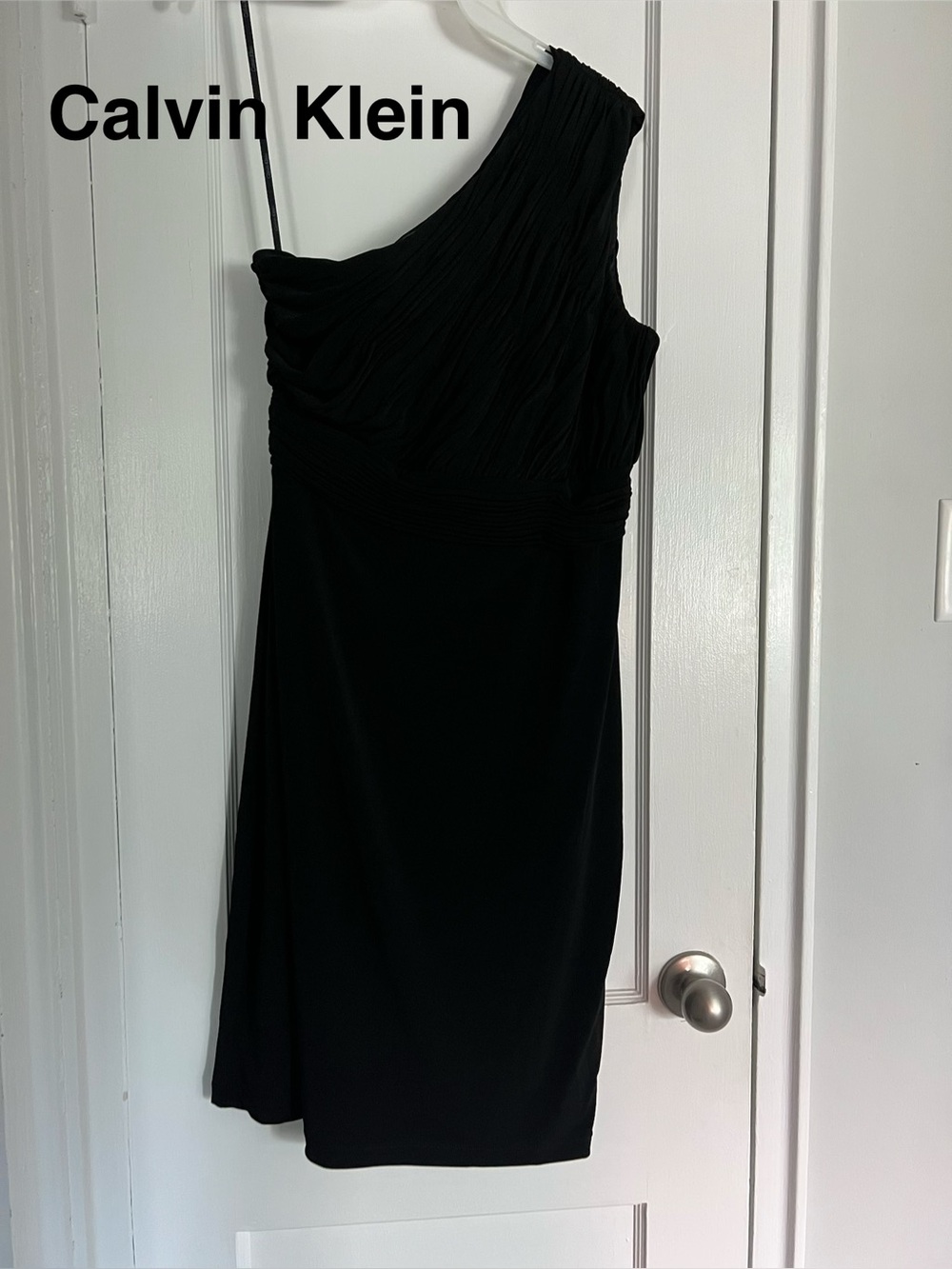 Calvin Klein 1 Shoulder Dress, Size 8